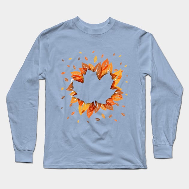 welcome autumn Long Sleeve T-Shirt by designs chaima